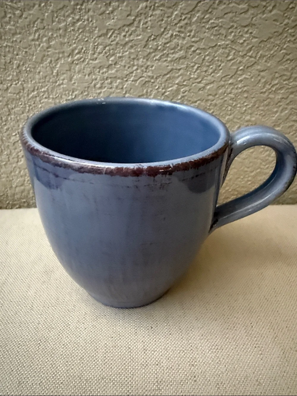 Retired Pier 1 Toscana Blue Italian Earthenware 20-oz Mug